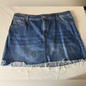 Wild Fable Studded Blue Denim Mini Skirt